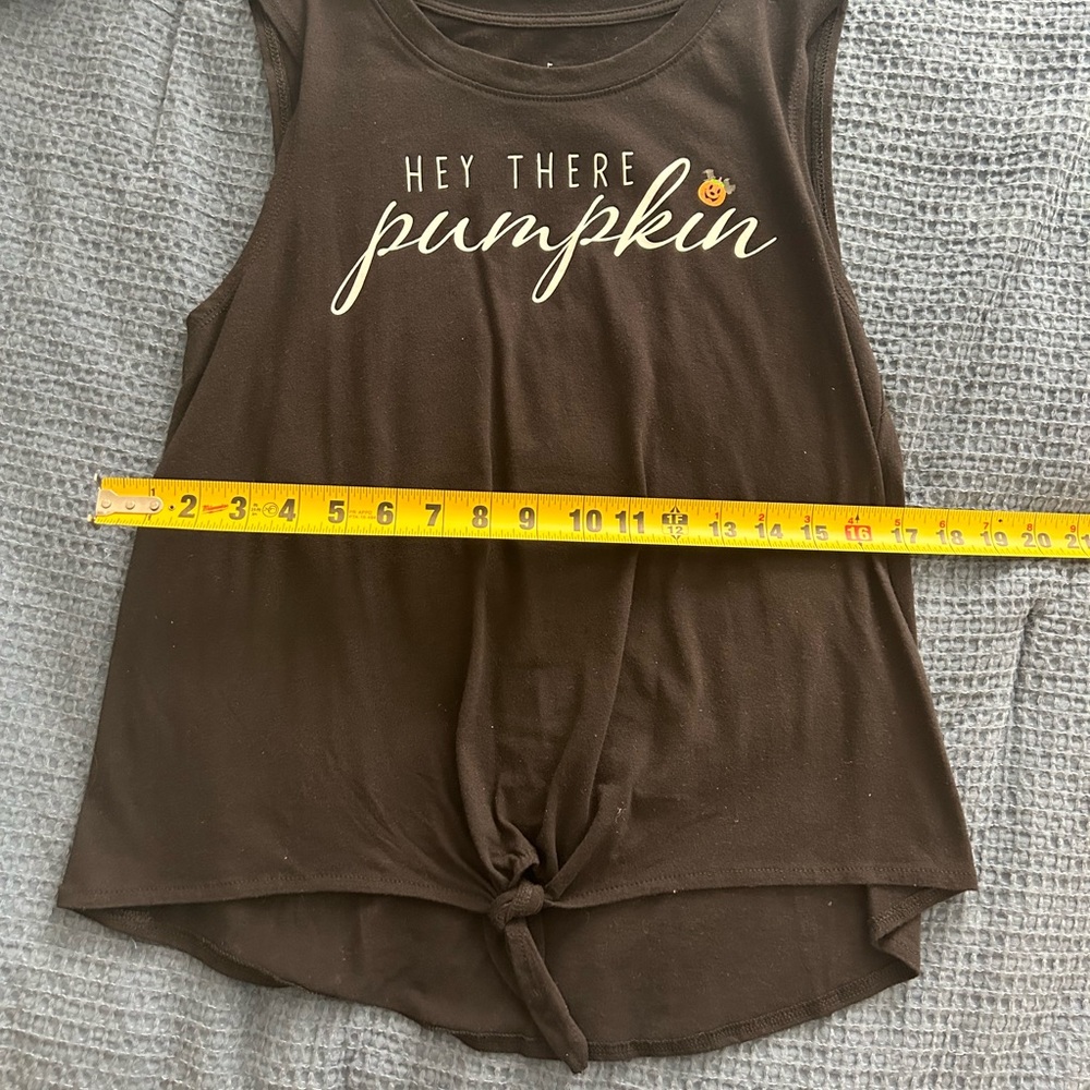 Disney Parks “Hello There Pumpkin” | Women’s M Black Tank Top | Halloween - Picture 6 of 7